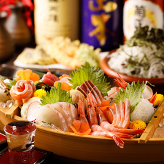 産直鮮魚とA5黒毛和牛を味わえる贅沢コースご案内