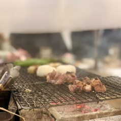 ひな鳥炭焼き