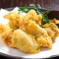 料理メニュー写真 地鶏の天ぷら