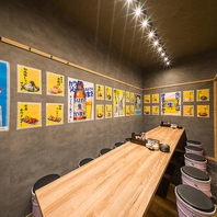 【雰囲気抜群】喧騒から外れたモダン空間もご用意◎