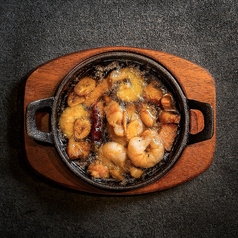 海老のアヒージョ