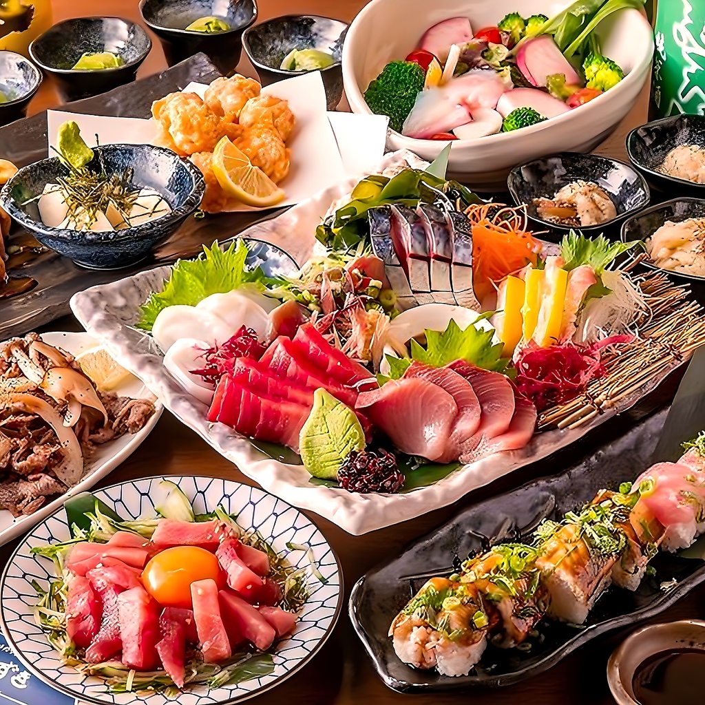 上野の居酒屋、個室貸切で直送の新鮮な海の幸を堪能！鮮度抜群の食材をシンプルかつ豪快にご提供！