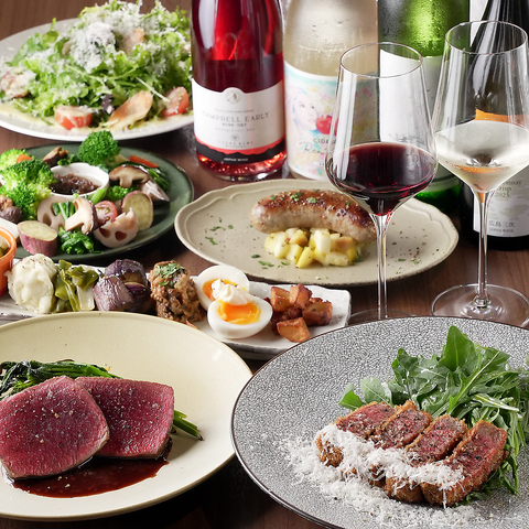 【新長田】八百屋が経営！新鮮な旬の野菜と国産ワイン、お肉料理が味わえるお店◎