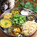料理メニュー写真 ダブルカレー　Indian Curry Plate