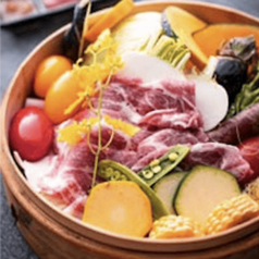 新鮮な自家菜園野菜を使用！