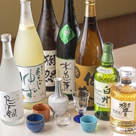 日本酒・ウイスキーも充実
