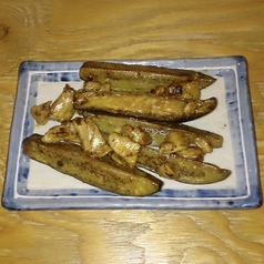 鶏肉と茄子のスパイシー炒め