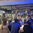 店内奥のスペースでは、定期的に音楽ライブや各種イベントを開催しています！