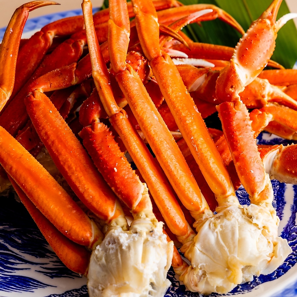 蟹本来の旨味を味わえる本ズワイをいくらでもお召し上がり下さい！