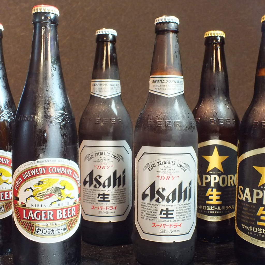 入手困難なお酒あり★ビールを含めお酒の種類が豊富!!　エビス生・アサヒ・キリン・モルツ他…