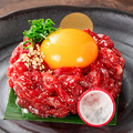 料理メニュー写真&nbsp;牛ユッケ