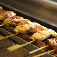 鶏串やきをはじめとしたこだわりの鶏料理を多数ご用意♪