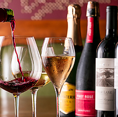 ワインリストも!グラスでも!