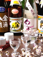 きき酒師が選ぶ日本酒、焼酎が飲み放題で堪能出来ます