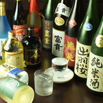 銘柄焼酎や日本酒を多数取り揃えております。上司との飲み会にもおすすめです。