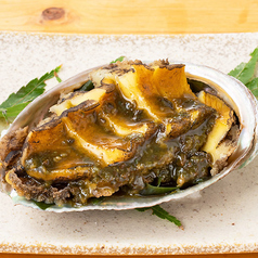 鮑ステーキ 肝ソース