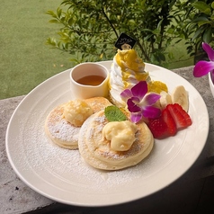 ハワイアンフルーツパンケーキ（ドリンク付き）
