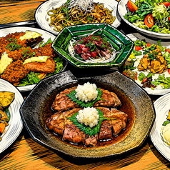創作cafe diningてっぱんやのコース写真