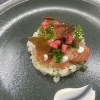 ビワマスのインサラータディリーゾ