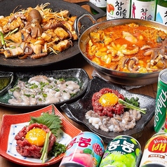 釜山直送！！話題の活きタコ踊り食い♪