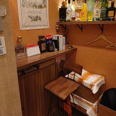 カウンターの後ろにあります。ご用意しております