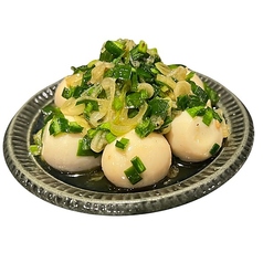 うずらの薬味まみれ