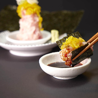神田屋名物！とろたくタワー！