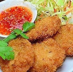 トートマンクン/プラ(海老/魚すり身揚げ)