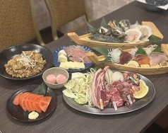 海鮮とジンギスカン 鮮炙(せんじゃく)のコース写真