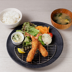 エビフライ（無頭）定食