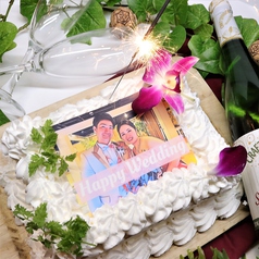【Anniversary/結婚記念日】★世界に1つだけのオリジナル写真ケーキ★