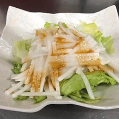 湯葉と大根のわさび風味サラダ Yuba and Japanese Radish Wasabi-Flavored Salad