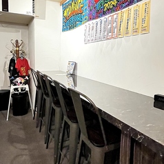 カウンター席もご準備しています。