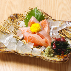琵琶湖の至宝ビワマスのお造り~滋賀熟成醤油『あまいろ』~