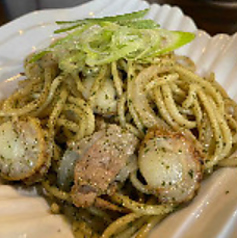 大葉のジェノベーゼ風焼きそば