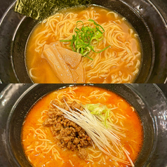 〆のラーメン 醤油 坦々麺