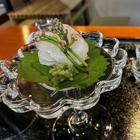 日本料理にフレンチを取り入れたコース料理(予約必須)