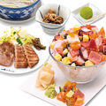 料理メニュー写真&nbsp;特別メニュー　海鮮バラちらし丼とまるたん定食