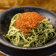 ジェノバそうめん　いくらがけ