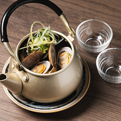 アサリのやかん酒蒸し