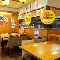 人数に応じて大中小宴会空間をご用意させて頂きます。