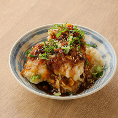 マグロの油淋鶏風