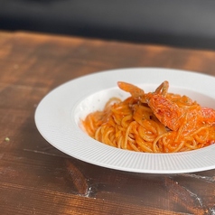 ワタリガニのクリームパスタ