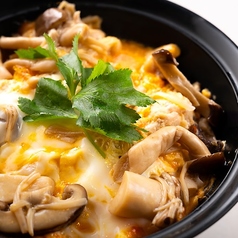 3種のきのこ親子丼