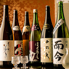 厳選地酒やウイスキーなどの厳選地酒も多数ご用意！