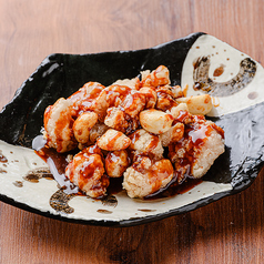 病みつきホルモンとにんにくの唐揚げ