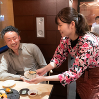 心を込めたおもてなし