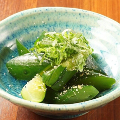 新鮮きゅうりの浅漬け