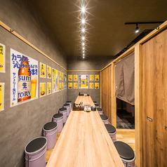 落ち着いた大人の個室空間●6名～8名様までご利用可能◎中人数規模のご宴会も対応致しますので、お気軽にお問い合わせくださいませ！！