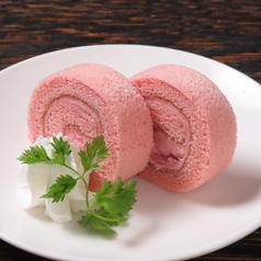 栃木苺のロールケーキ